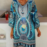 Emelia - Vibrante Boho-Druckkleid
