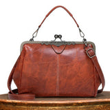 Lily™ | Vintage Veganes Lederhandtasche