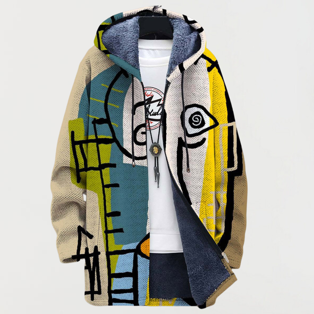 Ida – Jacke mit abstraktem Muster