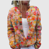 Helena™ | Cardigan mit Blütenmeer