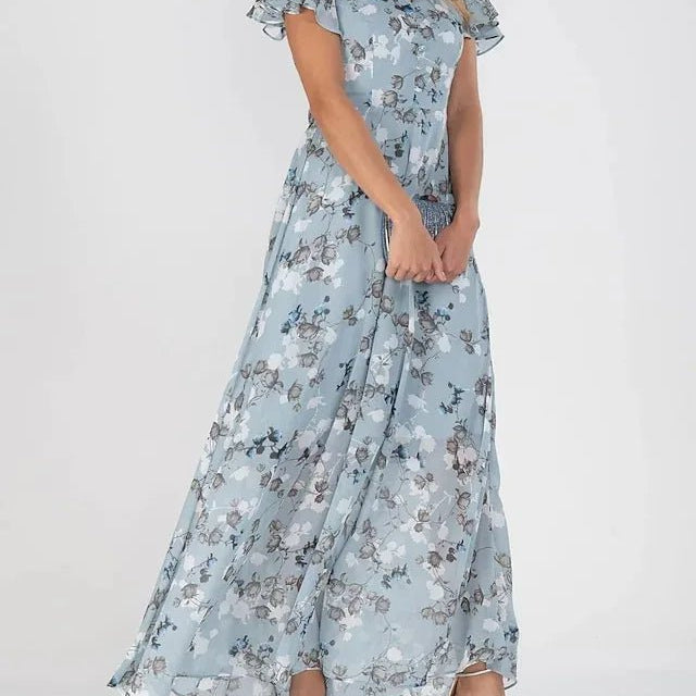 ZURI | ELEGANTES UND FLIEßENDES KLEID MIT FIGURBETONENDEM EFFEKT