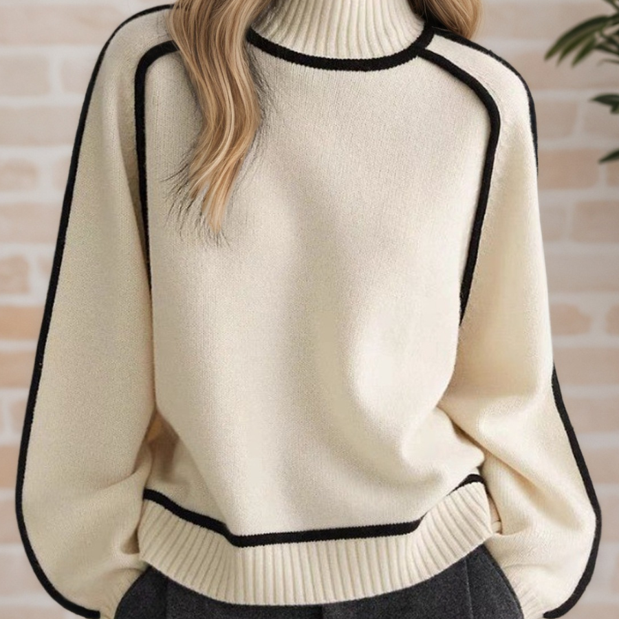 Donna | Eleganter Pullover mit Stehkragen