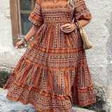 Joraine - Fließendes Ethno-Kleid