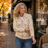 Hannelore™ | Cardigan mit zarten Blütenranken