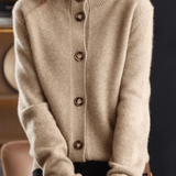 Claire | Kaschmir Cardigan im Retro-Stil