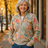 Erika™ | Cardigan mit Vintage-Blumen