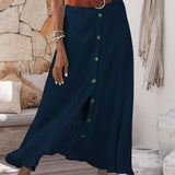 Syndy - Fließender Rock mit Knöpfen