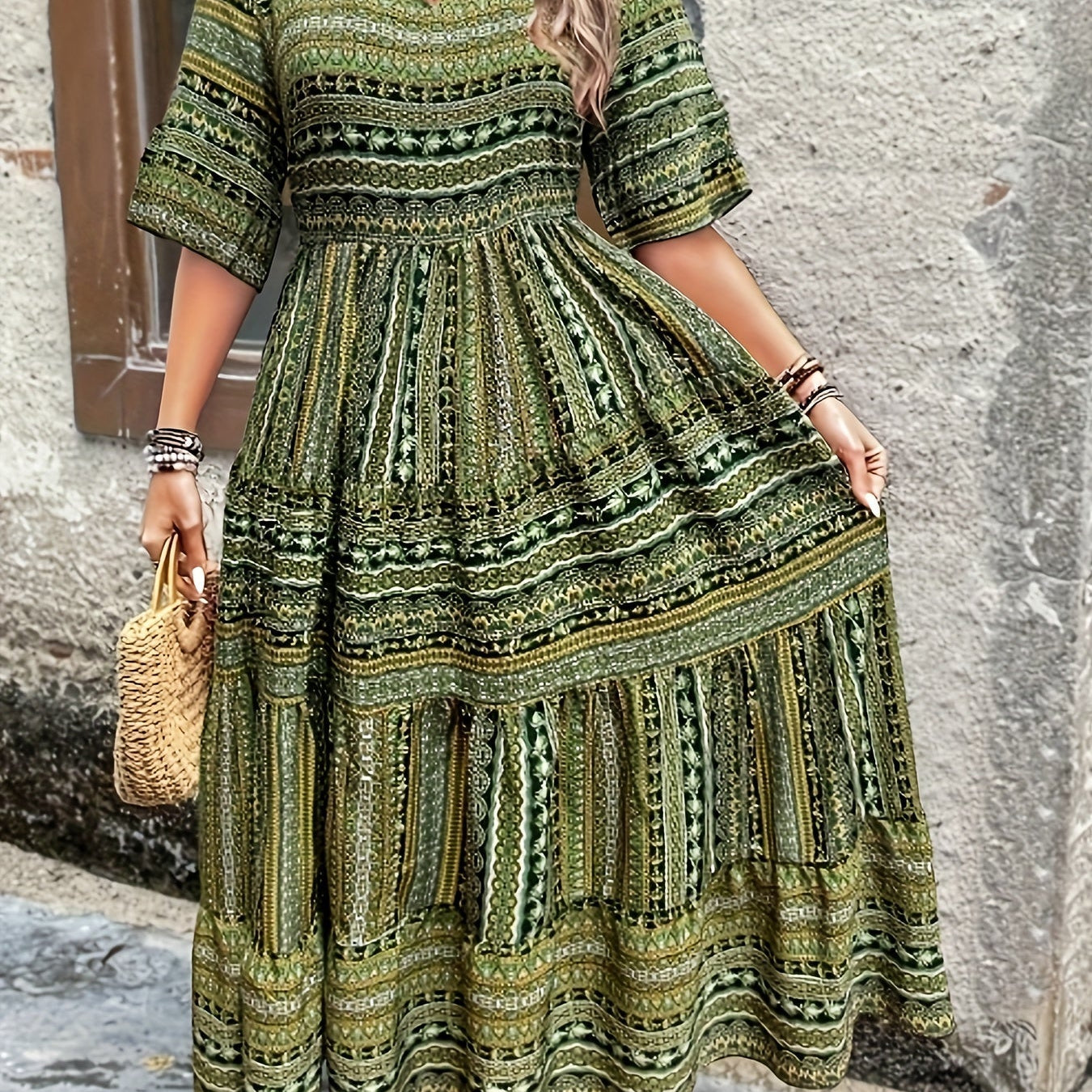 Joraine - Fließendes Ethno-Kleid