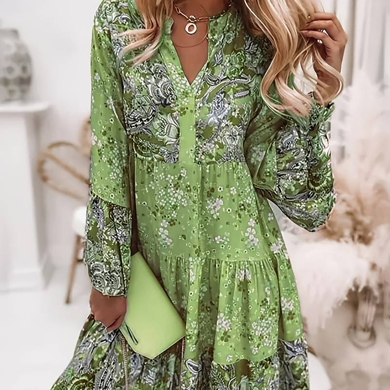 Eira - Bedrucktes Boho-Kleid