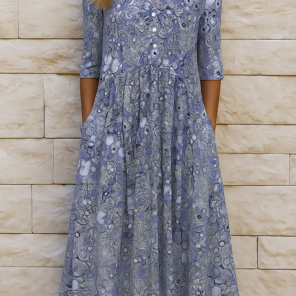Harlow | Elegantes Kleid mit V-Ausschnitt