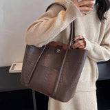 Christina™ | Elegante Veganes Leder Schultertasche