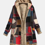 Jade – Vintage-Patchwork-Fleecejacke