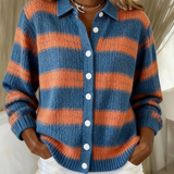Livia | Gestreifte Strickjacke