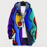Elisa – Jacke mit farbenfroher Grafik