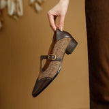 Sophie | Vintage-Schuhe mit Schnalle
