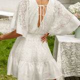 Carole - Boho-Spitzenkleid
