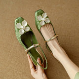 Mathilde | Elegante Damenschuhe mit floralem Detail