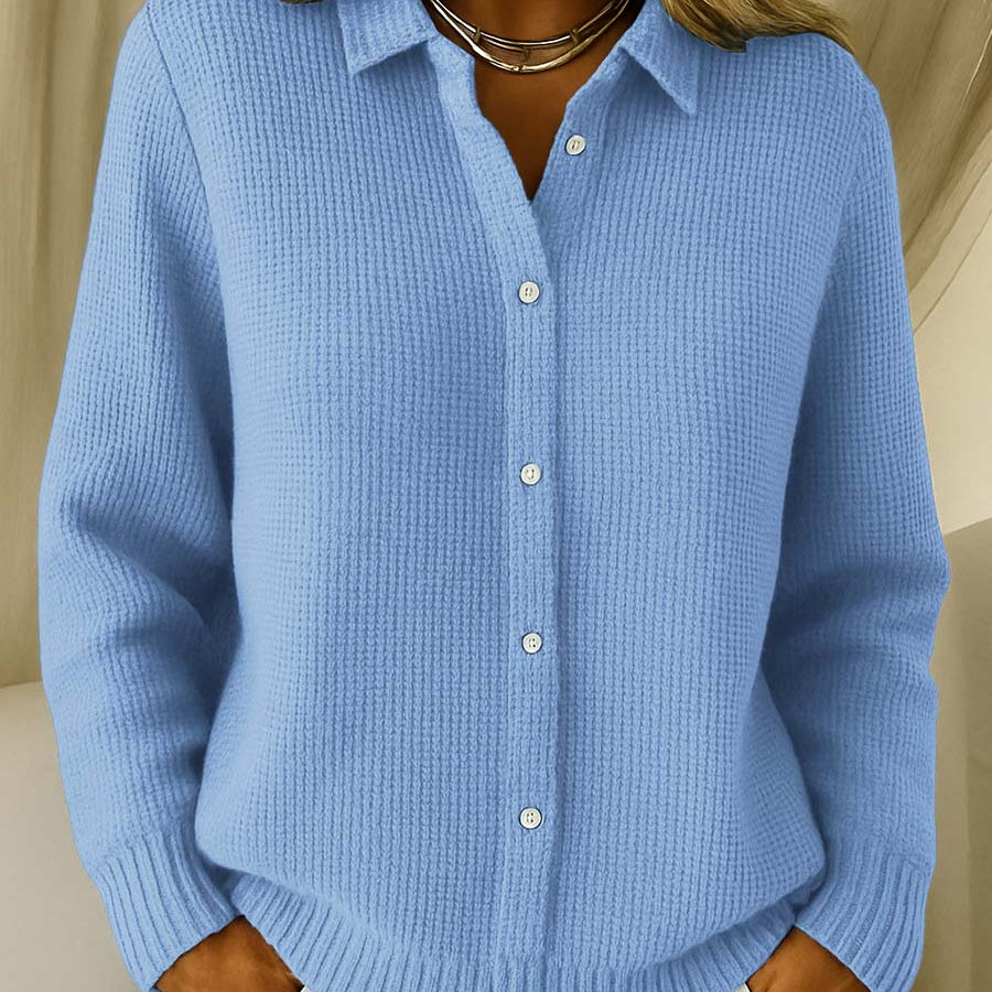 Katrina | Strukturierte Strickjacke mit Knöpfen