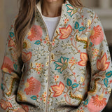 Erika™ | Cardigan mit Vintage-Blumen